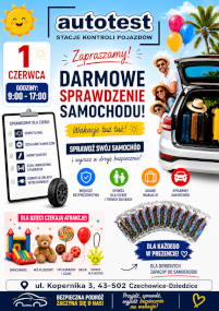Tytułowe zdjęcie do aktualności o tytule DZIEŃ DZIECKA W AUTOTEST !!!